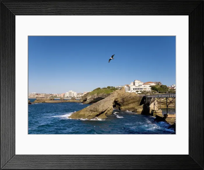 Framed Print : Biarritz, Pyrenees Atlantiques, Aquitaine, France Framed Print : Biarritz, Pyrenees Atlantiques, Aquitaine, France