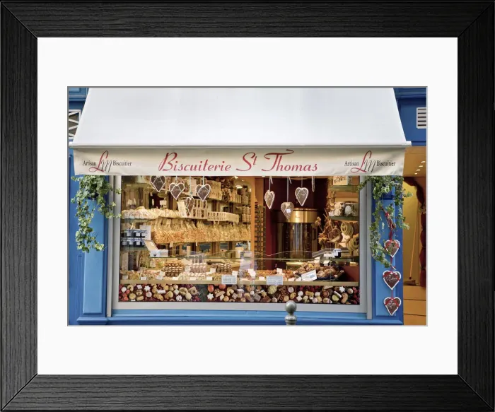 Framed Print : Biscuiterie, Strasbourg, Alsace, France