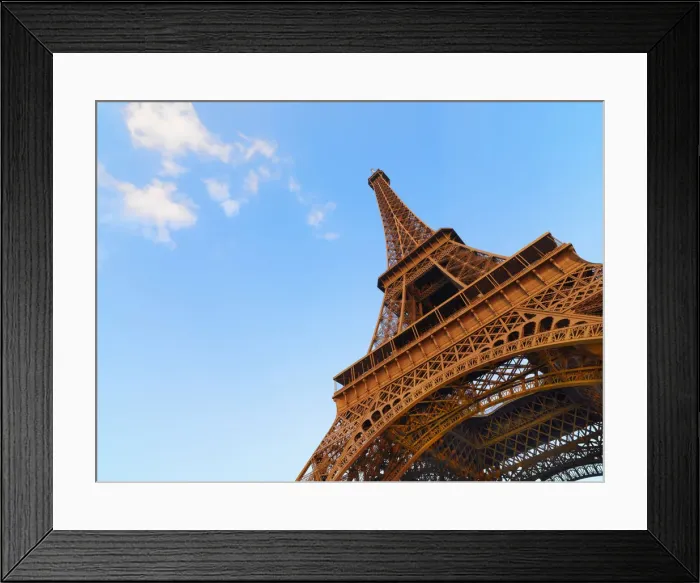 Framed Print : France, Paris, Eiffel Tower, Low view Framed Print : France, Paris, Eiffel Tower, Low view