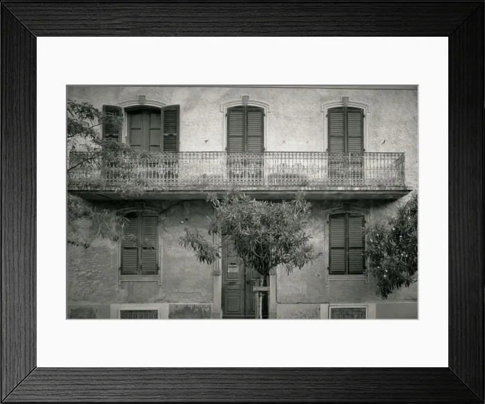 Framed Print : Architectural details in Calvi on the island of Corsica in France Framed Print : Architectural details in Calvi on the island of Corsica in France