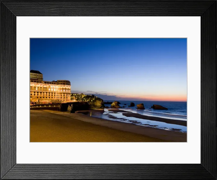 Framed Print : Hotel of Bellevue, grandee plague, Biarritz, the Basque Provinces, France Framed Print : Hotel of Bellevue, grandee plague, Biarritz, the Basque Provinces, France
