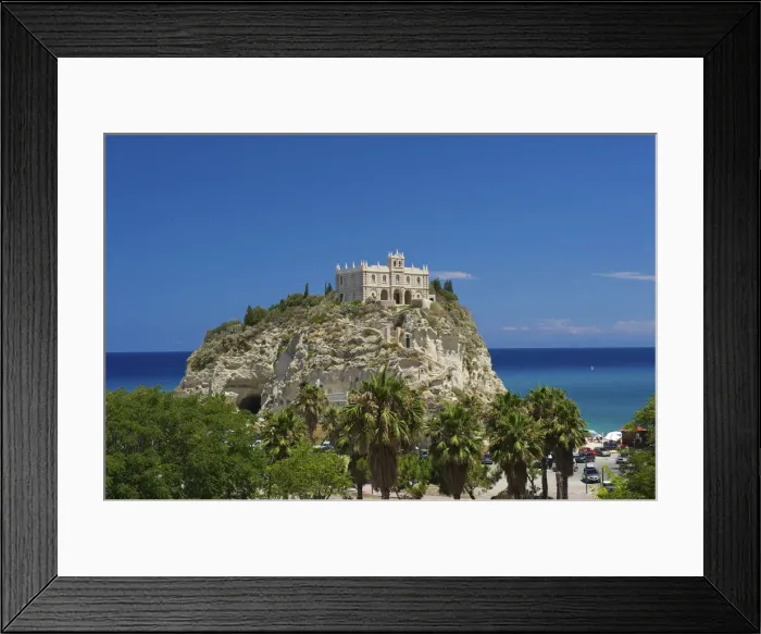 Framed Print : Church Santa Maria della'Isola, Tropea, Calabria, Italy Framed Print : Church Santa Maria della'Isola, Tropea, Calabria, Italy