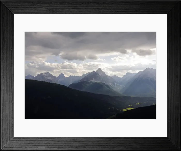 Framed Print : Hochpustertal Valley, South Tyrol, Italy Framed Print : Hochpustertal Valley, South Tyrol, Italy