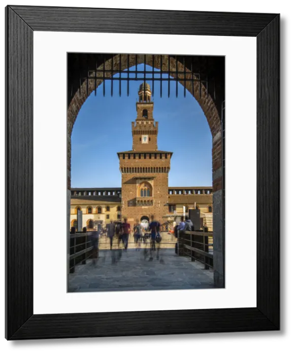 Framed Print : Castello Sforzesco medieval castle, Milan, Lombardy, Italy Framed Print : Castello Sforzesco medieval castle, Milan, Lombardy, Italy