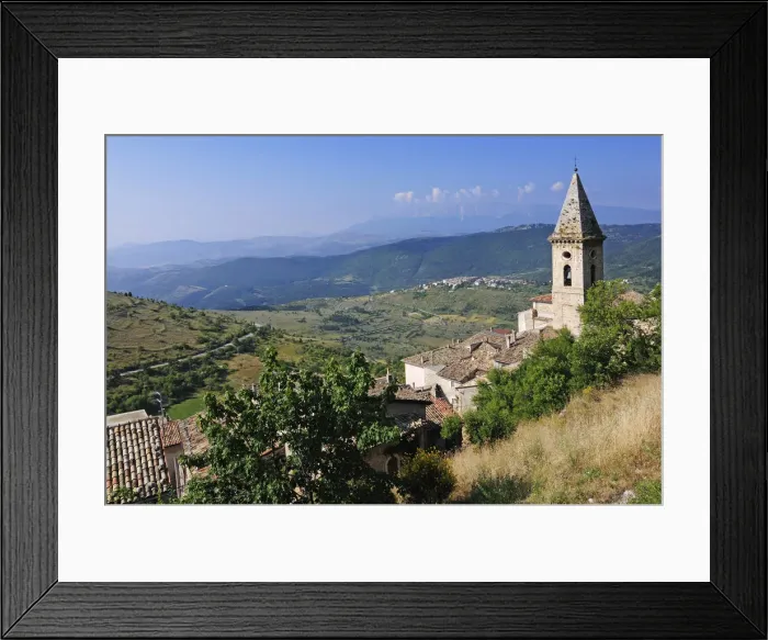 Framed Print : Rocca Calascio, Gran Sasso National park, Abruzze, Italy