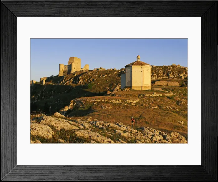 Framed Print : Rocca Calascio Castle, Campo Imperatore, Gran Sasso National Park, Abruzze, Italy