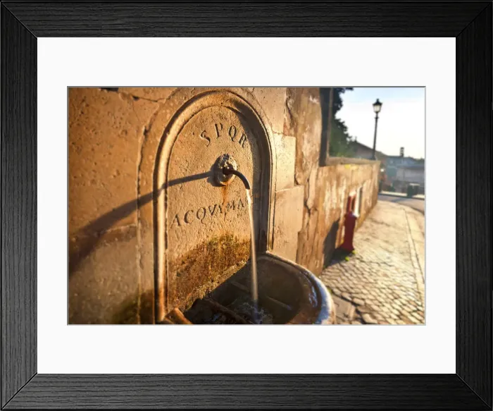 Framed Print : Drinking fountain, Piazza del Campidoglio, Rome, Lazio, Italy, Europe Framed Print : Drinking fountain, Piazza del Campidoglio, Rome, Lazio, Italy, Europe