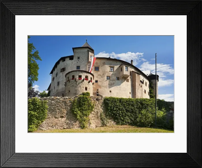 Framed Print : Italy, Trentino-Alto Adige, Bolzano district, South Tyrol, Fia allo Scilliar, Castel