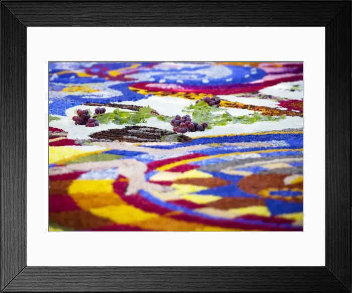 Framed Print : Italy, Umbria, Perugia district, Spello, Infiorata, Corpus Domini procession Framed Print : Italy, Umbria, Perugia district, Spello, Infiorata, Corpus Domini procession