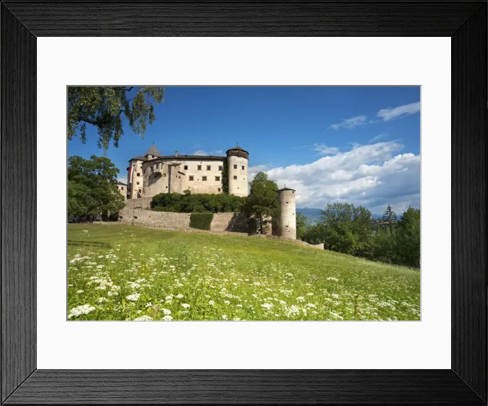 Framed Print : Italy, Trentino-Alto Adige, Bolzano district, South Tyrol, Fia allo Scilliar, Castel