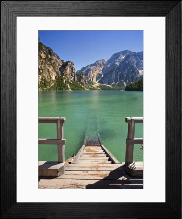 Framed Print : Italy, Trentino-Alto Adige, Bolzano district, South Tyrol, Fanes Sennes Braies Natural