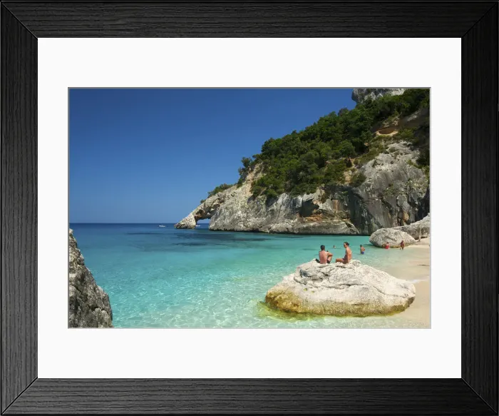 Framed Print : Cala Goloritze, Golfo di Orosei, Parco Nazionale del Gennargentu e Golfo di Goloritze