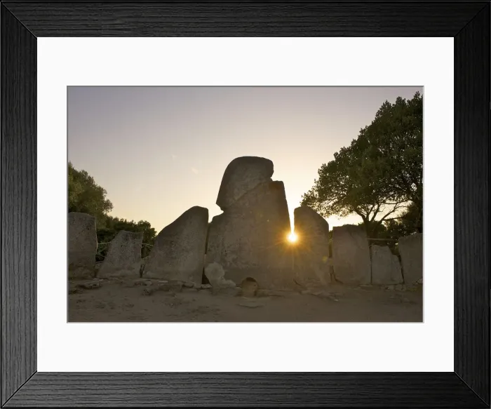 Framed Print : Megalithic Tomb, Tomba di Li Lolghi near Arzachena, Sardinia, Italy Framed Print : Megalithic Tomb, Tomba di Li Lolghi near Arzachena, Sardinia, Italy