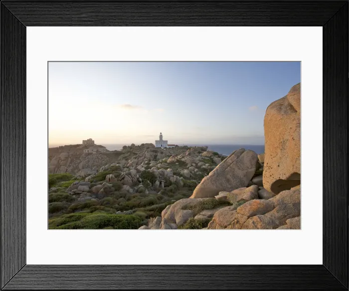 Framed Print : Light house at Capo Testa near Santa Teresa Gallura, Sardinia, Italy Framed Print : Light house at Capo Testa near Santa Teresa Gallura, Sardinia, Italy