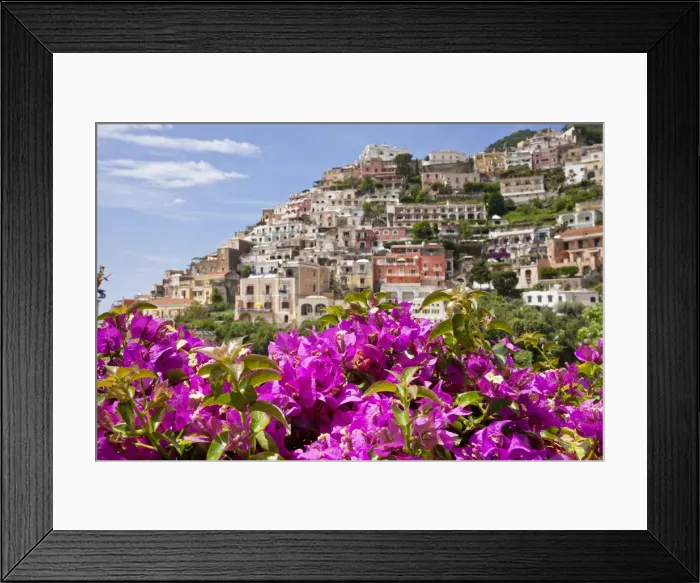 Framed Print : Italy, Campania, Salerno district, Peninsula of Sorrento, Positano Framed Print : Italy, Campania, Salerno district, Peninsula of Sorrento, Positano