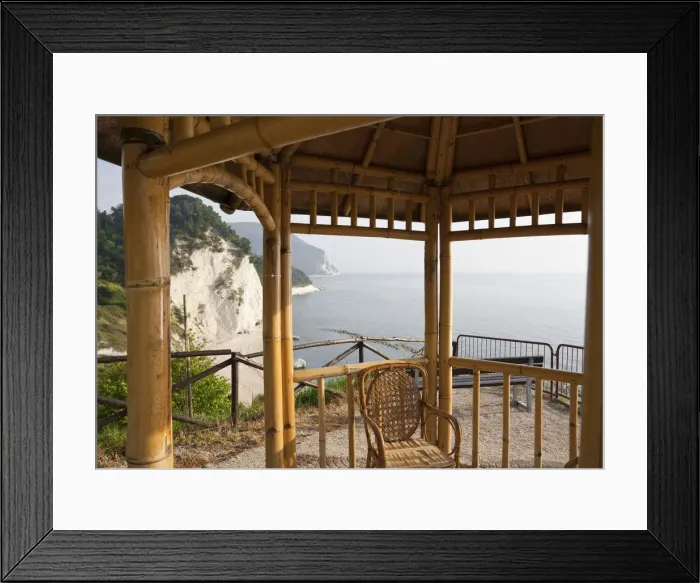 Framed Print : Italy, Marche, Ancona district, Parco del Conero, Numana, The beach