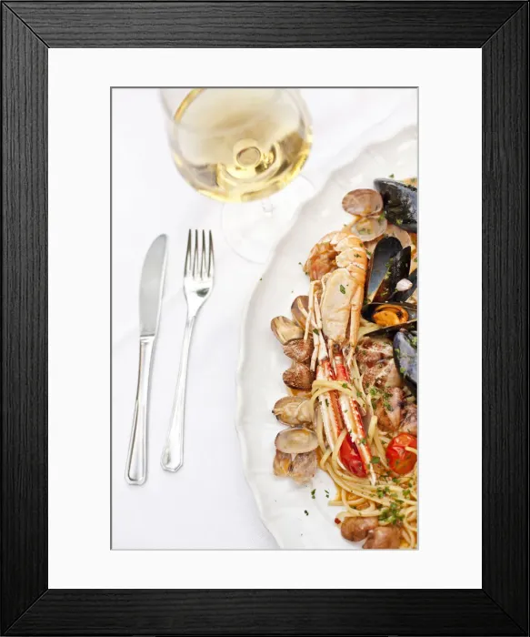 Framed Print : Italy, Campania, Salerno district, Peninsula of Sorrento, Positano