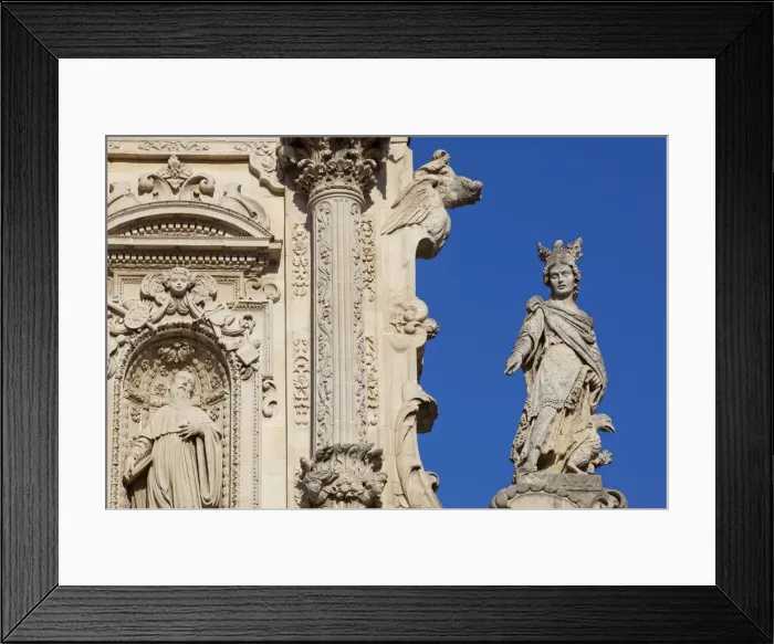 Framed Print : Italy, Apulia, Lecce district, Salentine Peninsula, Salento, Lecce. Santa Croce church Framed Print : Italy, Apulia, Lecce district, Salentine Peninsula, Salento, Lecce. Santa Croce church