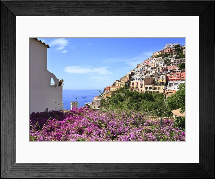 Framed Print : Italy, Campania, Salerno district, Peninsula of Sorrento, Positano Framed Print : Italy, Campania, Salerno district, Peninsula of Sorrento, Positano