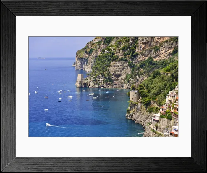 Framed Print : Italy, Campania, Salerno district, Peninsula of Sorrento, Positano Framed Print : Italy, Campania, Salerno district, Peninsula of Sorrento, Positano