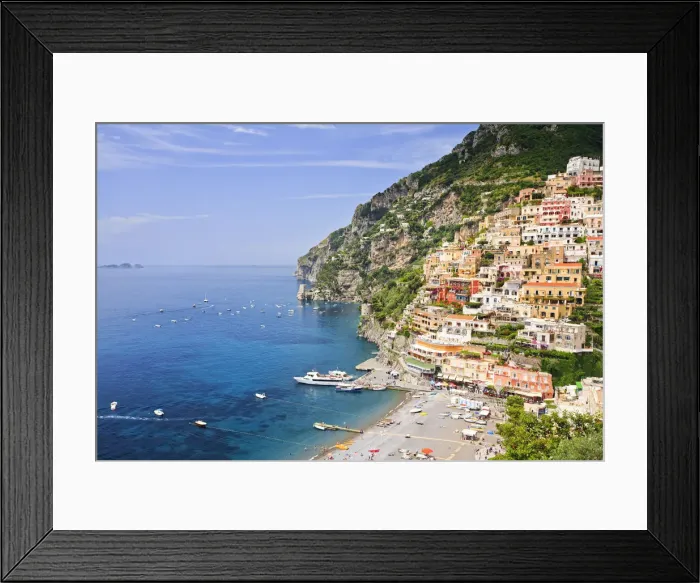 Framed Print : Italy, Campania, Salerno district, Peninsula of Sorrento, Positano Framed Print : Italy, Campania, Salerno district, Peninsula of Sorrento, Positano