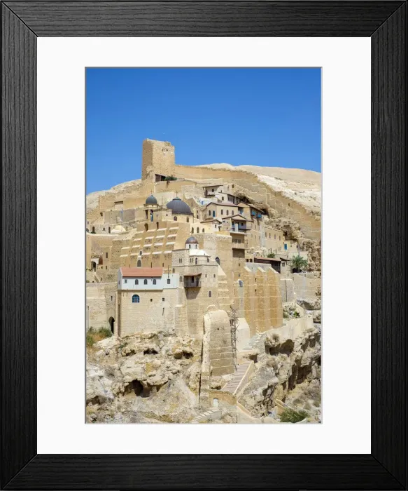 Framed Print : Palestine, West Bank, Bethlehem Governorate, Al-Ubeidiya