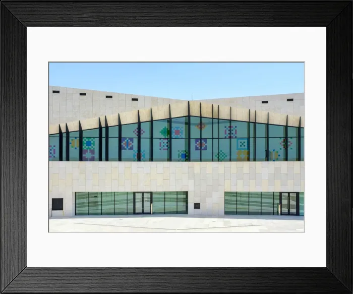 Framed Print : Palestine, West Bank, Ramallah, Birzeit. The Palestinian Museum designed by architects Framed Print : Palestine, West Bank, Ramallah, Birzeit. The Palestinian Museum designed by architects