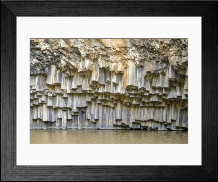Framed Print : Hexagonal basalt columns at the Hexagon Pool (Breichat HaMeshushim) in the Meshushim Reserve, part of the Yehudiya Forest Nature Reserve, central Golan Heights Framed Print : Hexagonal basalt columns at the Hexagon Pool (Breichat HaMeshushim) in the Meshushim Reserve, part of the Yehudiya Forest Nature Reserve, central Golan Heights