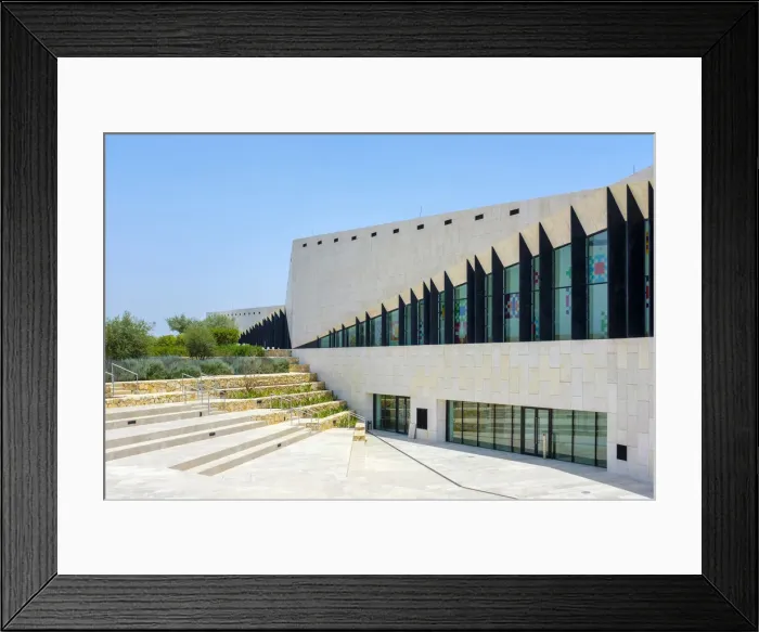 Framed Print : Palestine, West Bank, Ramallah, Birzeit. The Palestinian Museum designed by architects Framed Print : Palestine, West Bank, Ramallah, Birzeit. The Palestinian Museum designed by architects