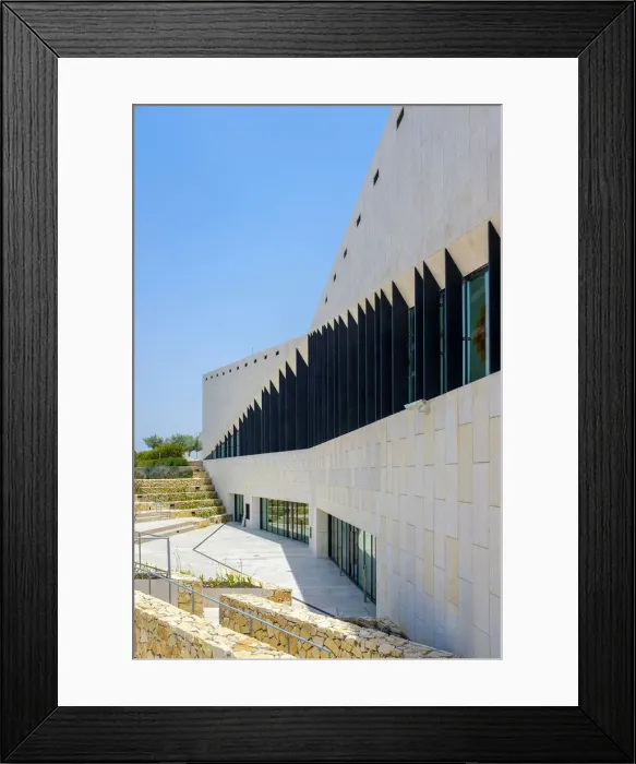 Framed Print : Palestine, West Bank, Ramallah, Birzeit. The Palestinian Museum designed by architects Framed Print : Palestine, West Bank, Ramallah, Birzeit. The Palestinian Museum designed by architects