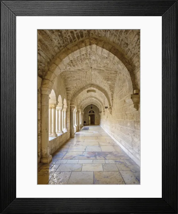 Framed Print : Palestine, West Bank, Bethlehem. Cloister of the Church of the Nativity, UNESCO World Framed Print : Palestine, West Bank, Bethlehem. Cloister of the Church of the Nativity, UNESCO World