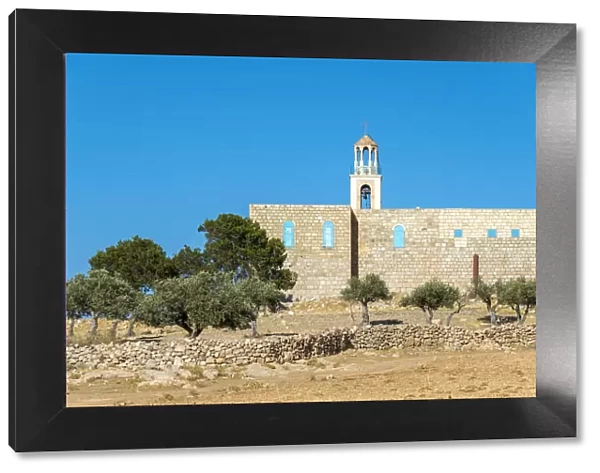 Palestine, West Bank, Bethlehem Governorate, Al-Ubeidiya. Monastery of Saint Theodosius