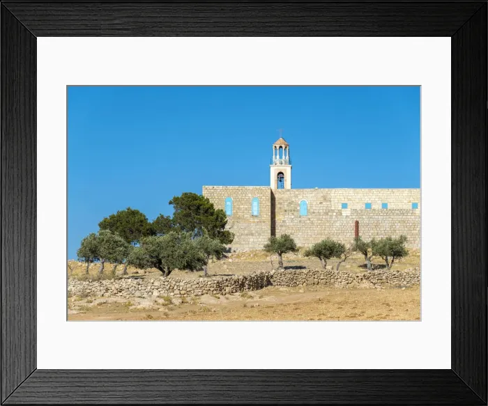 Framed Print : Palestine, West Bank, Bethlehem Governorate, Al-Ubeidiya. Monastery of Saint Theodosius Framed Print : Palestine, West Bank, Bethlehem Governorate, Al-Ubeidiya. Monastery of Saint Theodosius