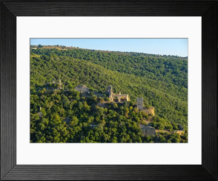 Framed Print : Israel, North District, Upper Galilee. Montfort Castle, a ruined Crusader fortress Framed Print : Israel, North District, Upper Galilee. Montfort Castle, a ruined Crusader fortress