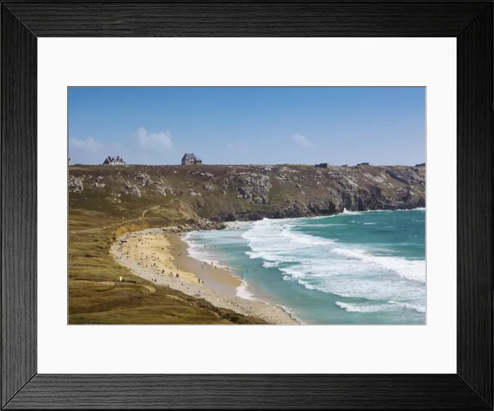 Framed Print : France, Brittany, Finistere, Iroise Sea, Parc Naturel Regional d Armorique (Armorica