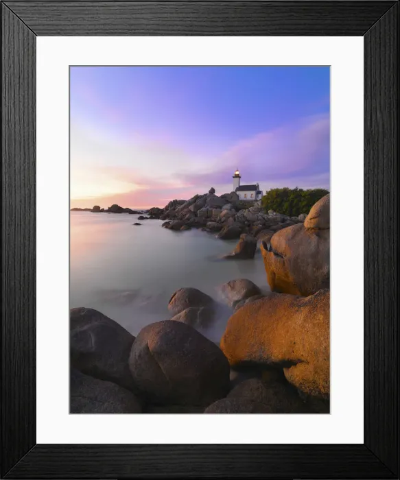 Framed Print : France, Brittany, Finistere, Brignogan Plages, Pontusval Lighthouse on Pointe de Beg Framed Print : France, Brittany, Finistere, Brignogan Plages, Pontusval Lighthouse on Pointe de Beg