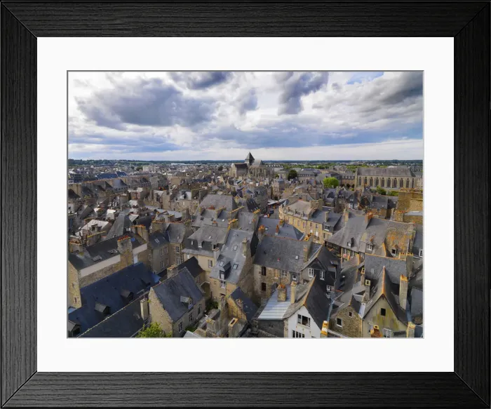 Framed Print : France, Brittany, Cote d Emeraude (Emerald Coast), Cotes d Armor, Dinan Framed Print : France, Brittany, Cote d Emeraude (Emerald Coast), Cotes d Armor, Dinan