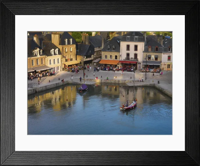 Framed Print : France, Brittany, Morbihan, Gulf of Morbihan, Auray, Saint Goustan harbour, St Sauveur Framed Print : France, Brittany, Morbihan, Gulf of Morbihan, Auray, Saint Goustan harbour, St Sauveur