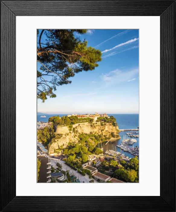 Framed Print : France, Provence-Alpes-Cote d Azur, French Riviera, Alpes-Maritimes, Principality Framed Print : France, Provence-Alpes-Cote d Azur, French Riviera, Alpes-Maritimes, Principality