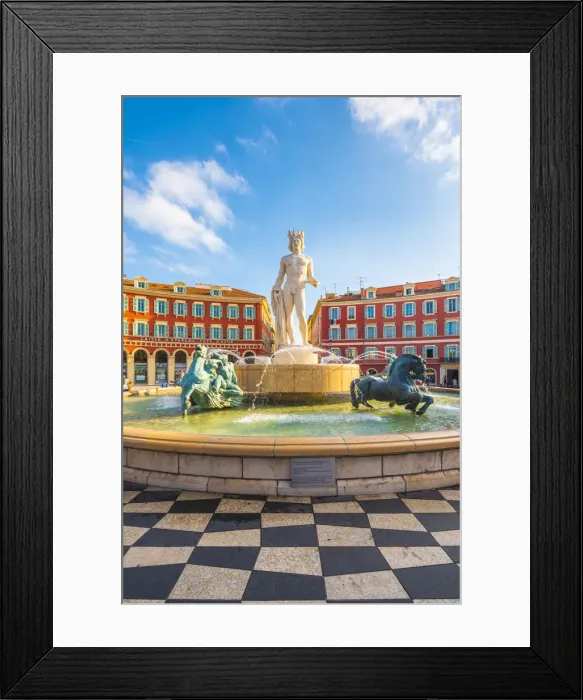 Framed Print : France, Provence-Alpes-Cote d Azur, French Riviera, Alpes-Maritimes, Nice