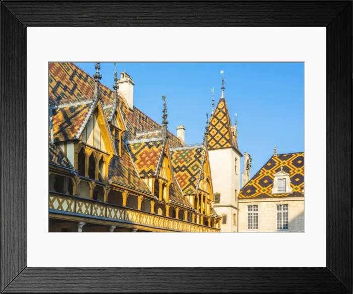Framed Print : France, Bourgogne-Franche-Comte, Burgundy, Cote-d Or, Beaune. Hospices de Beaune Framed Print : France, Bourgogne-Franche-Comte, Burgundy, Cote-d Or, Beaune. Hospices de Beaune