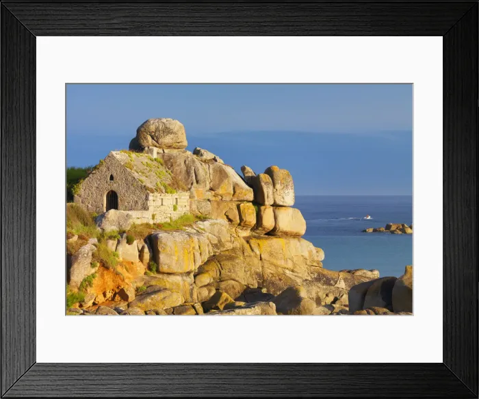 Framed Print : France, Brittany, Finistere, Cleder, old custom house Framed Print : France, Brittany, Finistere, Cleder, old custom house