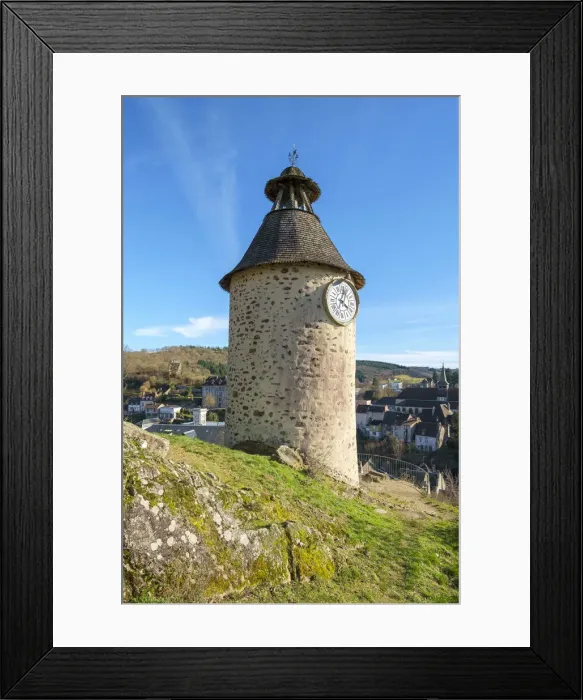 Framed Print : La Tour de l Horloge the old clock tower, Aubusson, La Creuse Department, Limousin Framed Print : La Tour de l Horloge the old clock tower, Aubusson, La Creuse Department, Limousin