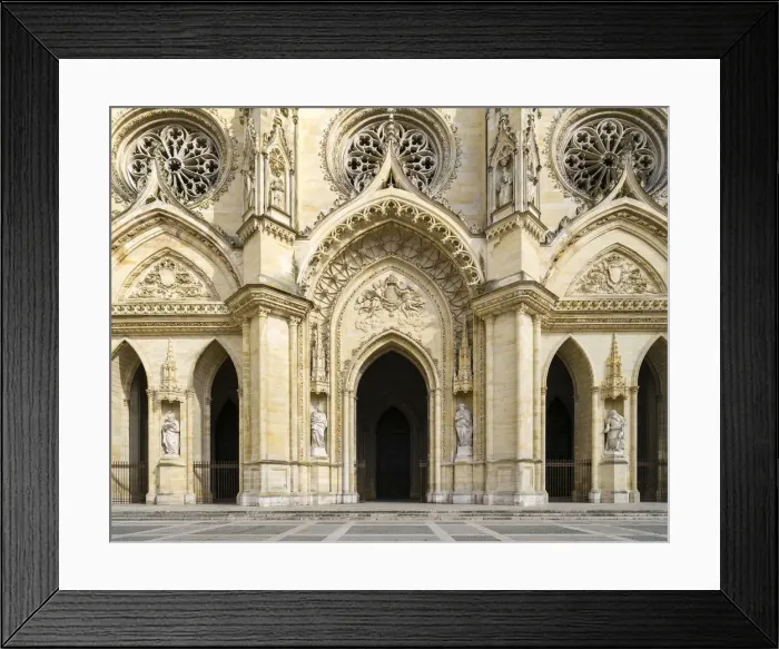 Framed Print : Exterior faazade of Orla ans Cathedral (Basilique Catha drale Sainte-Croix), Orla ans Framed Print : Exterior faazade of Orla ans Cathedral (Basilique Catha drale Sainte-Croix), Orla ans