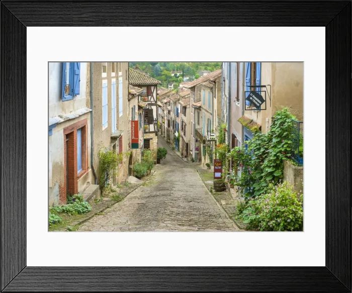 Framed Print : Cordes-sur-Ciel, Tarn Department, Midi-Pyrenees, France Framed Print : Cordes-sur-Ciel, Tarn Department, Midi-Pyrenees, France