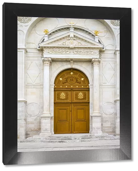 Entrance to Orleans Cathedral (Basilique Cathedrale Sainte-Croix)