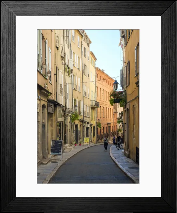 Framed Print : Buildings along Rue Amiral de Grasse, Grasse, Alpes-Maritimes, Provence-Alpes-Ca'te Framed Print : Buildings along Rue Amiral de Grasse, Grasse, Alpes-Maritimes, Provence-Alpes-Ca'te