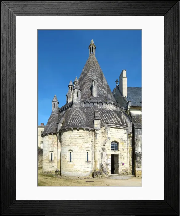 Framed Print : Exterior of Byzantine style kitchen building at Fontevraud Abbey, Fontevraud Framed Print : Exterior of Byzantine style kitchen building at Fontevraud Abbey, Fontevraud