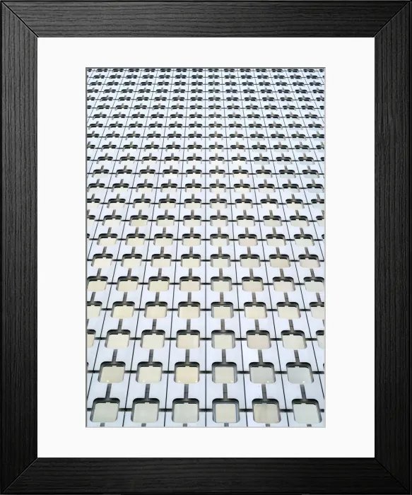 Framed Print : Windows of high-rise office building in La Defense business district, Paris, Ile-de-France, France Framed Print : Windows of high-rise office building in La Defense business district, Paris, Ile-de-France, France