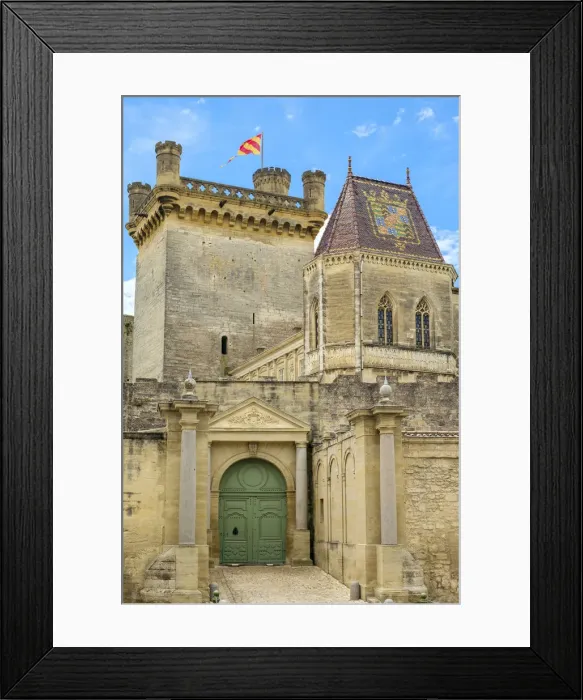 Framed Print : Chateau du Ducha castle, Uzas, Gard Department, Languedoc-Roussillon, France Framed Print : Chateau du Ducha castle, Uzas, Gard Department, Languedoc-Roussillon, France